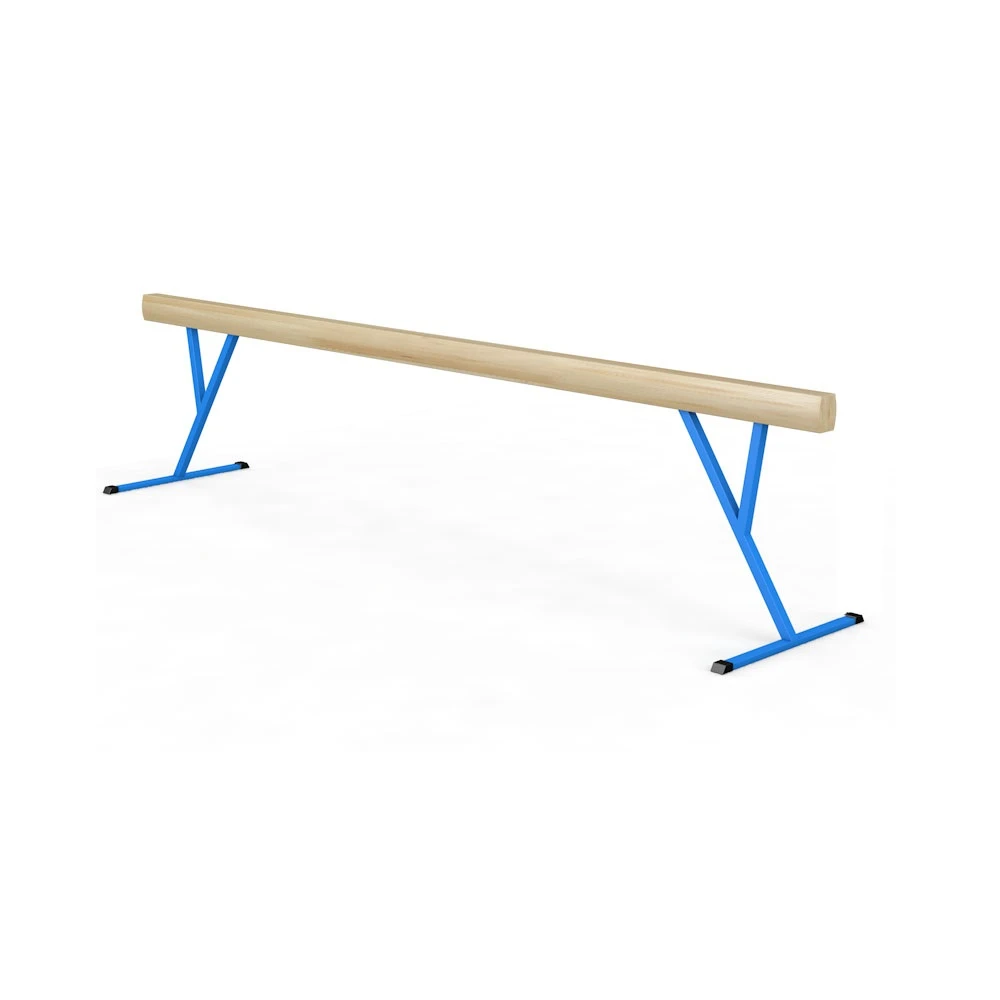 Бревно гимнастическое высокое 3 м, на металлических опорах