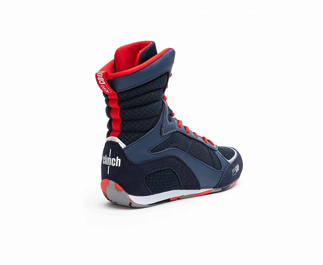 Боксерки Clinch Olimp 2.0 сине-красные C415