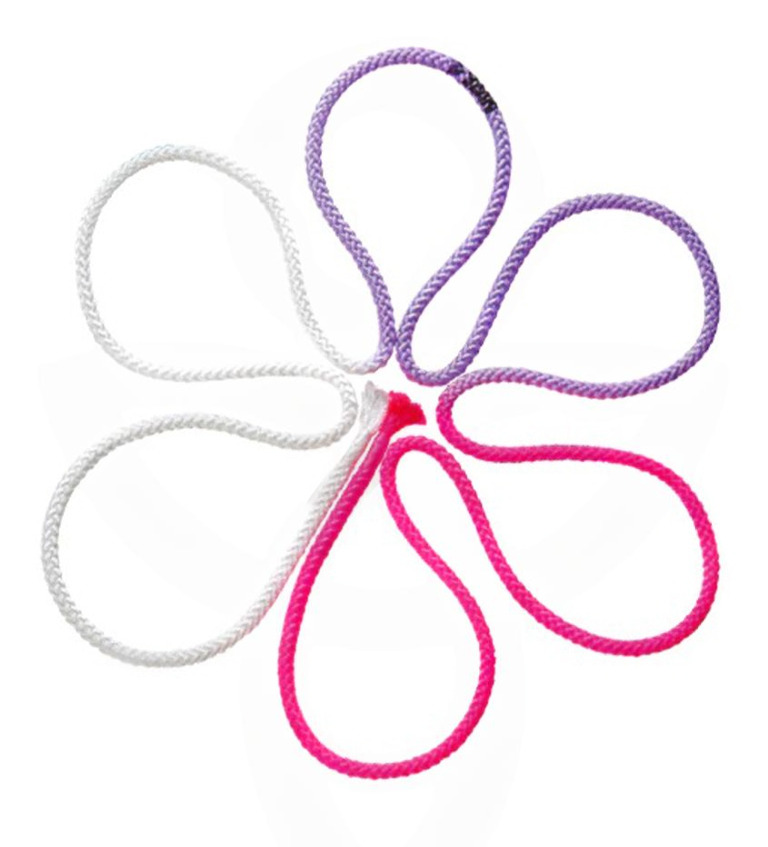 Скакалка SASAKI M-280G-F 3м WxLDxP WhitexLavenderxPink