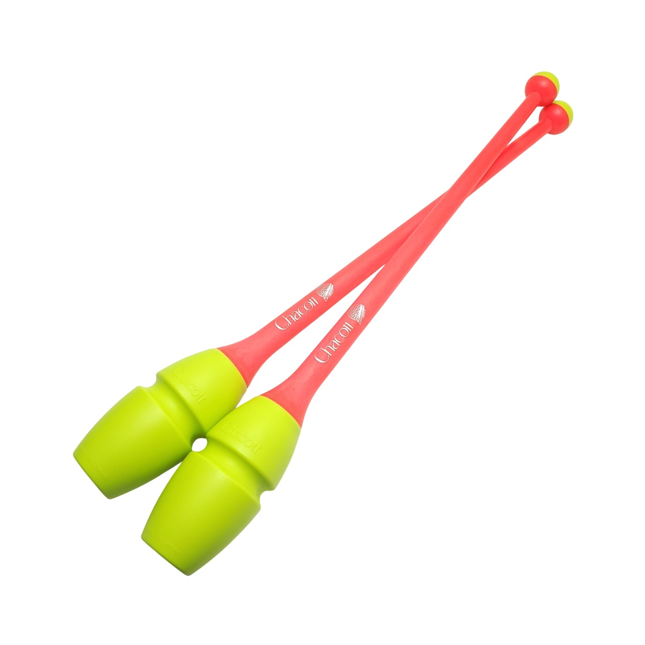 Булавы Chacott Rubber Clubs 41см 350. Yellow x LightOrange