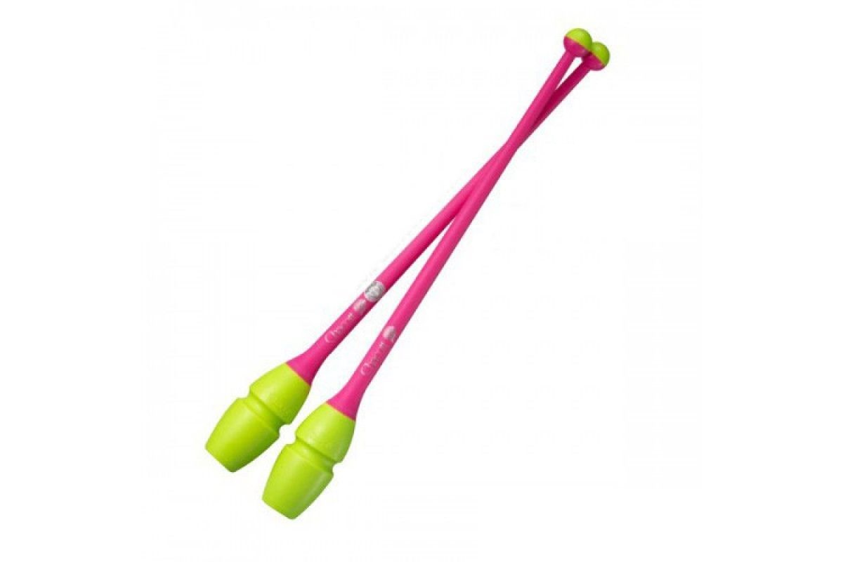 Булавы Chacott Rubber Clubs 41см 343. Yellow x Pink