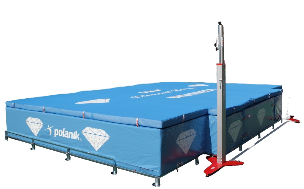 Стойки для прыжков в высоту соревновательные алюминиевые POLANIK STW-02