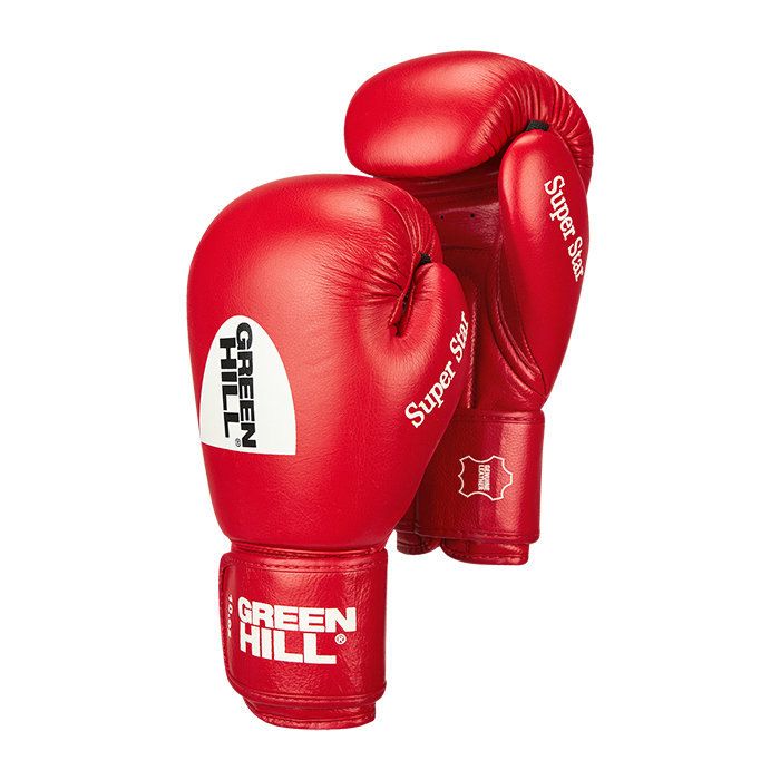 Боксерские перчатки Super Star одобренные IBA Green Hill BGS-1213IBA