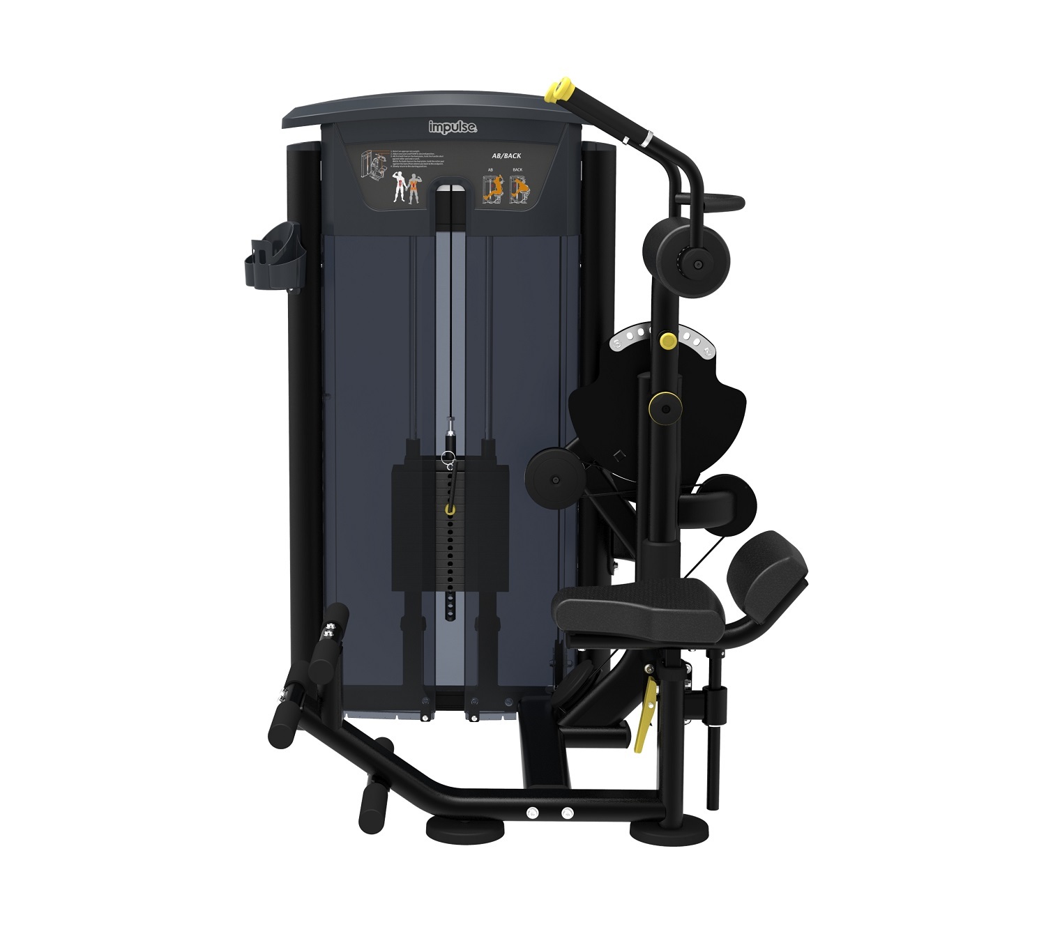 Impulse IT9534 пресс / разгибание спины, профессиональный тренажер