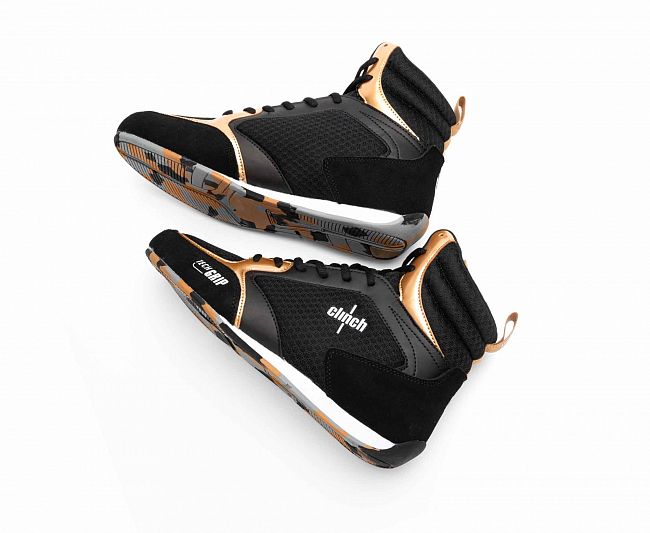 Боксерки Clinch Punch 3.0 черно-бронзовые C418