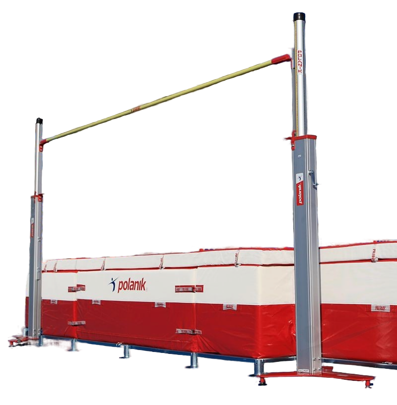 Стойки для прыжков в высоту соревновательные алюминиевые POLANIK STW-02