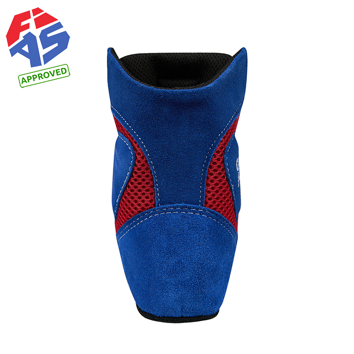 Борцовки Самбо Триумф FIAS Approved сине-красные Green Hill WS-3040