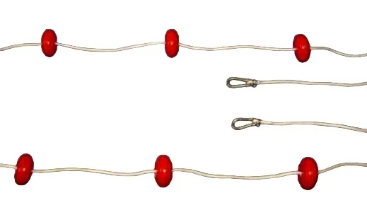 Шнур с поплавками и указателем фальстарта