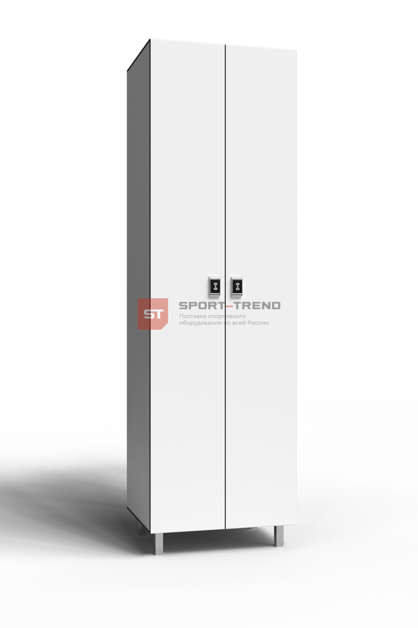 Сдвоенный шкаф для раздевалки 2 секции