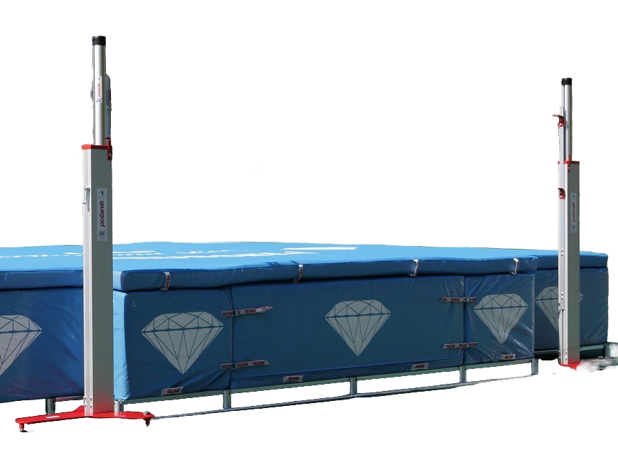 Стойки для прыжков в высоту соревновательные алюминиевые POLANIK STW-02