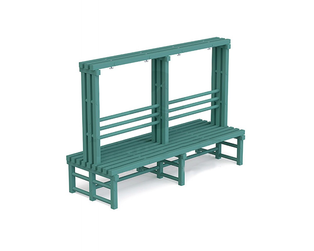 Скамья-вешалка детская двухсторонняя