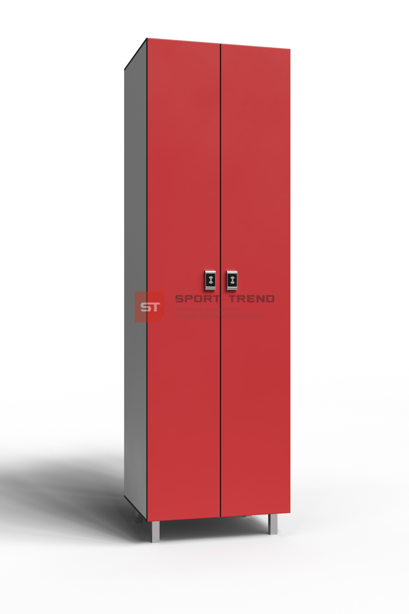 Сдвоенный шкаф для раздевалки 2 секции