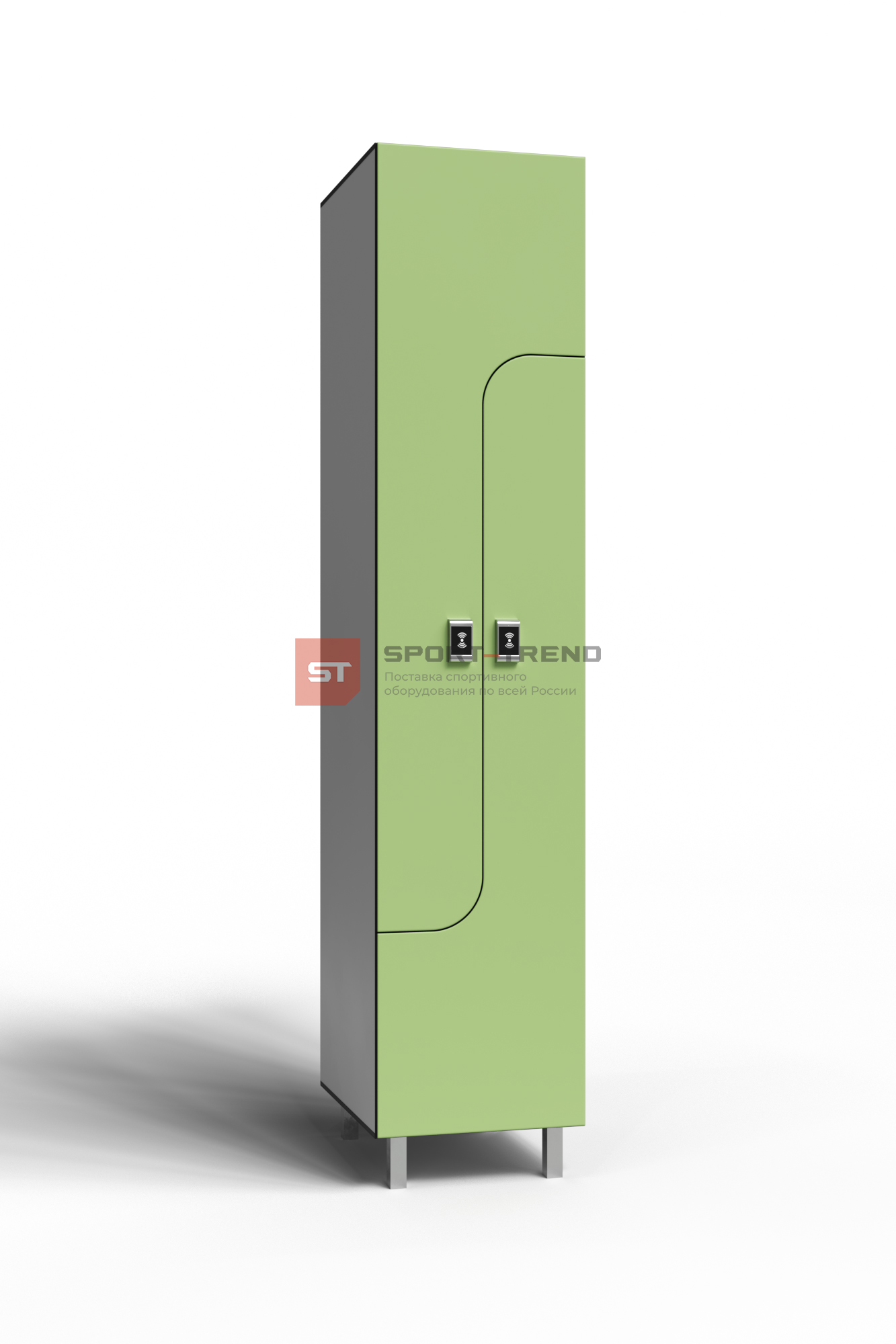 Шкаф для раздевалки Z-образный