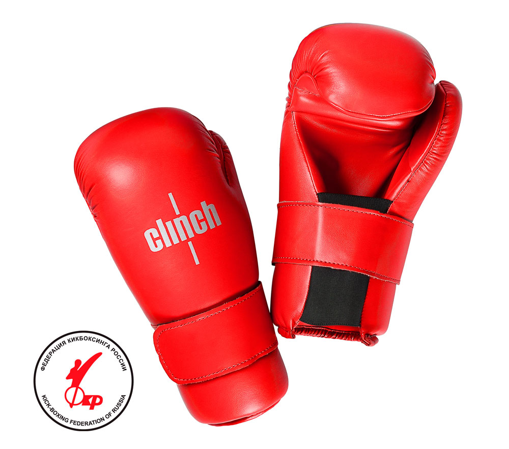 Перчатки полуконтакт Clinch Semi Contact Gloves Kick C524