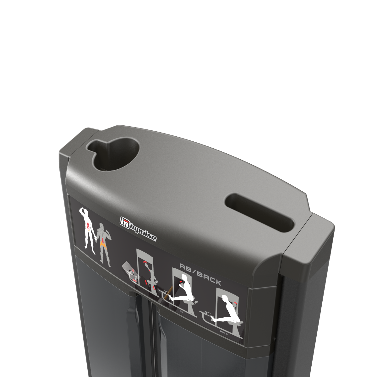 Impulse IF9334 пресс / разгибание спины, профессиональный тренажер