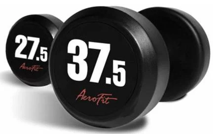 Набор обрезиненных гантелей AeroFit AFDB27,5-37,5