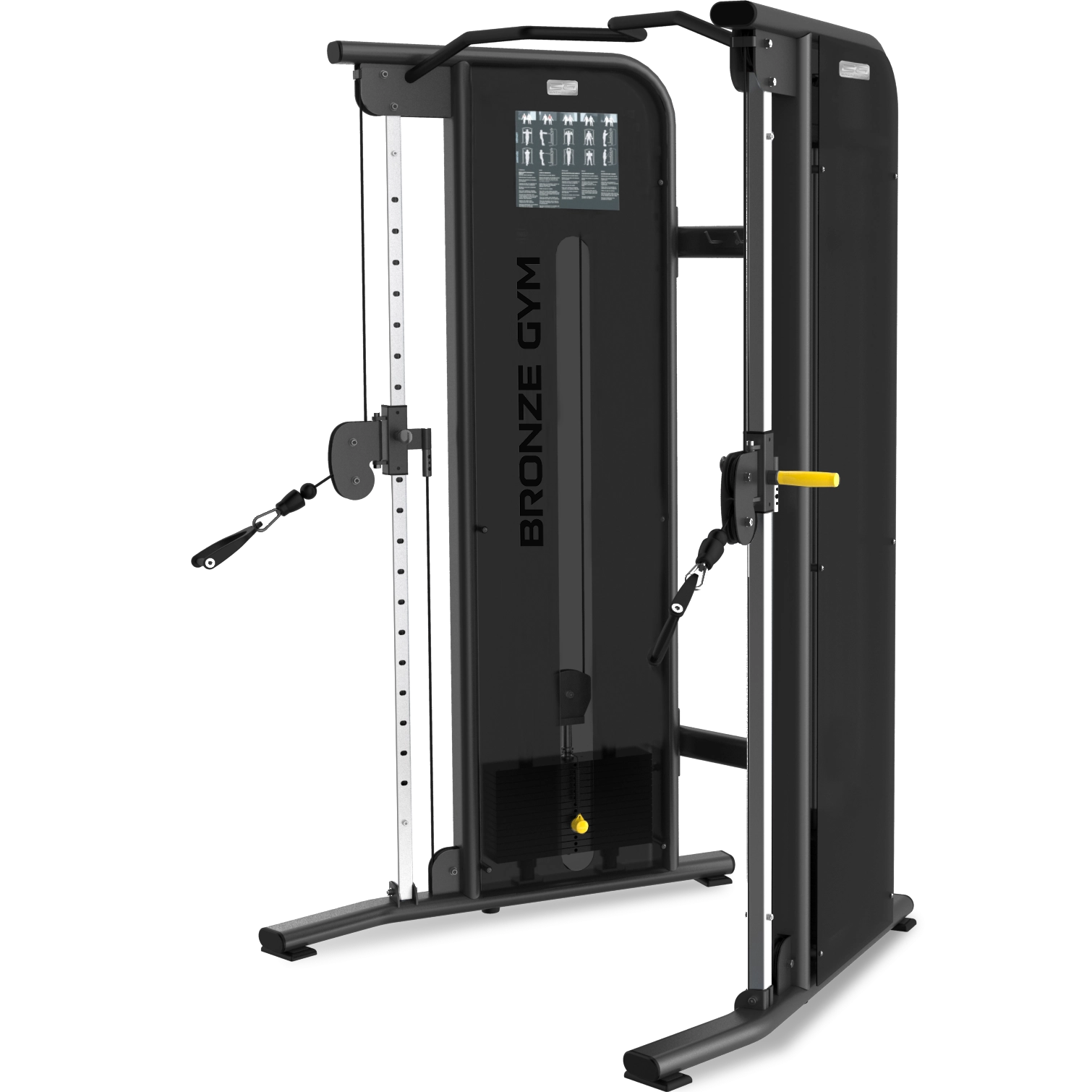 Двойная регулируемая тяга профессиональная BRONZE GYM NEO 17