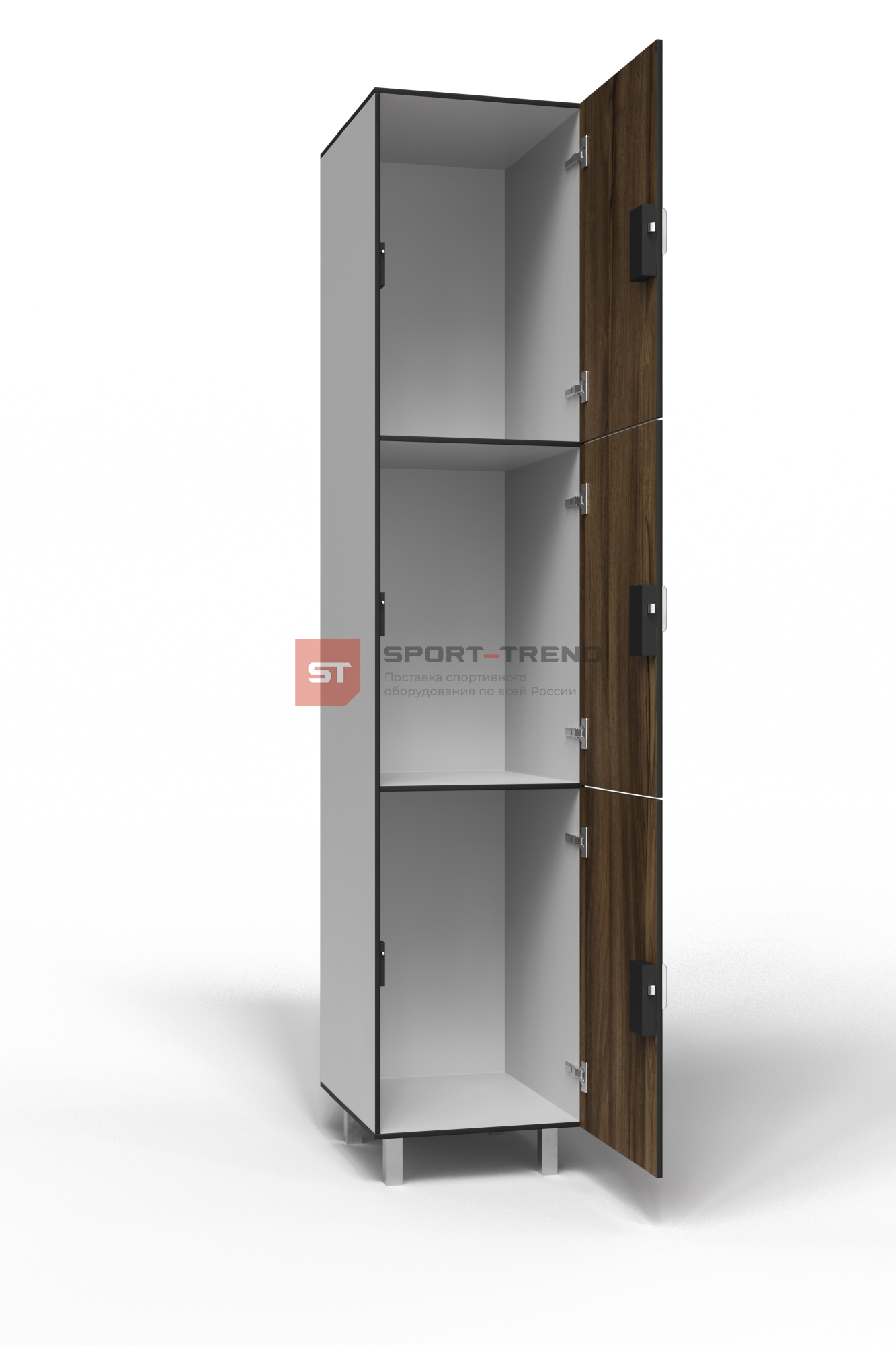 Шкаф для раздевалки 3 секции