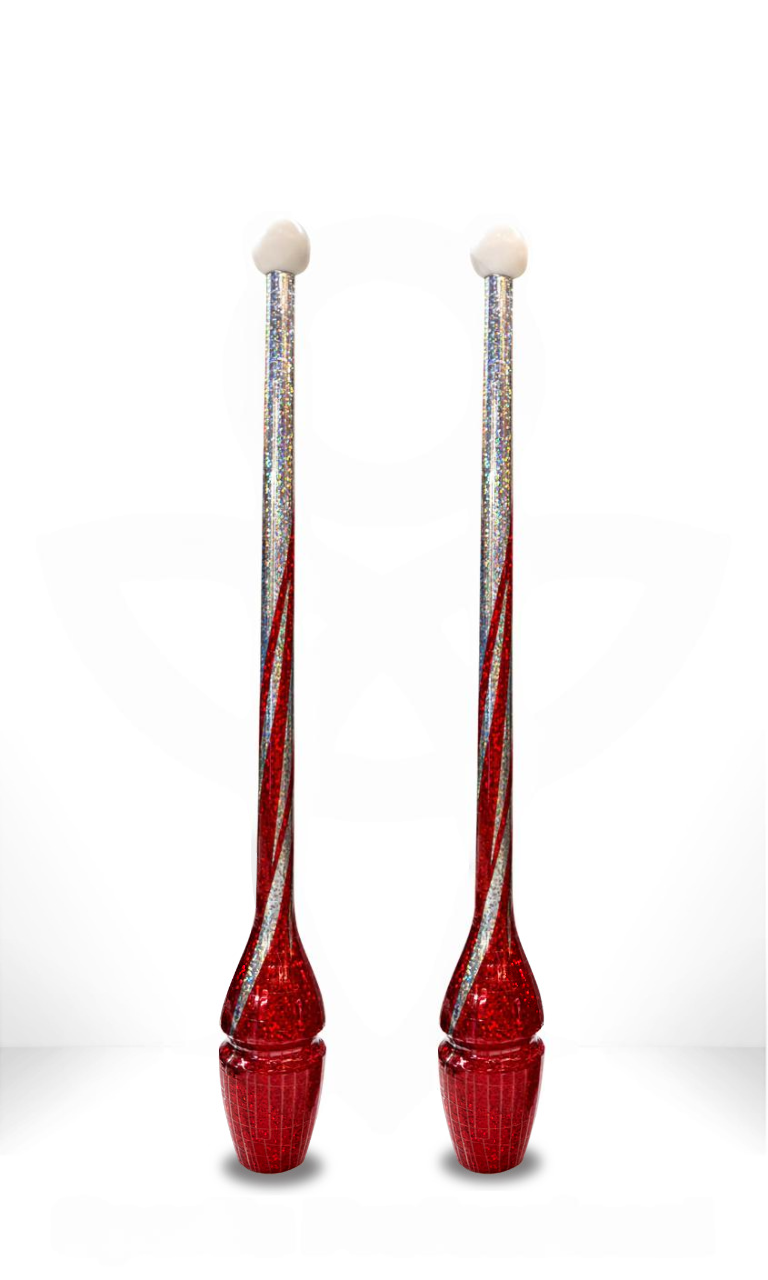 Булавы SASAKI MJ-38H 36см W White в обмотке цвет красный