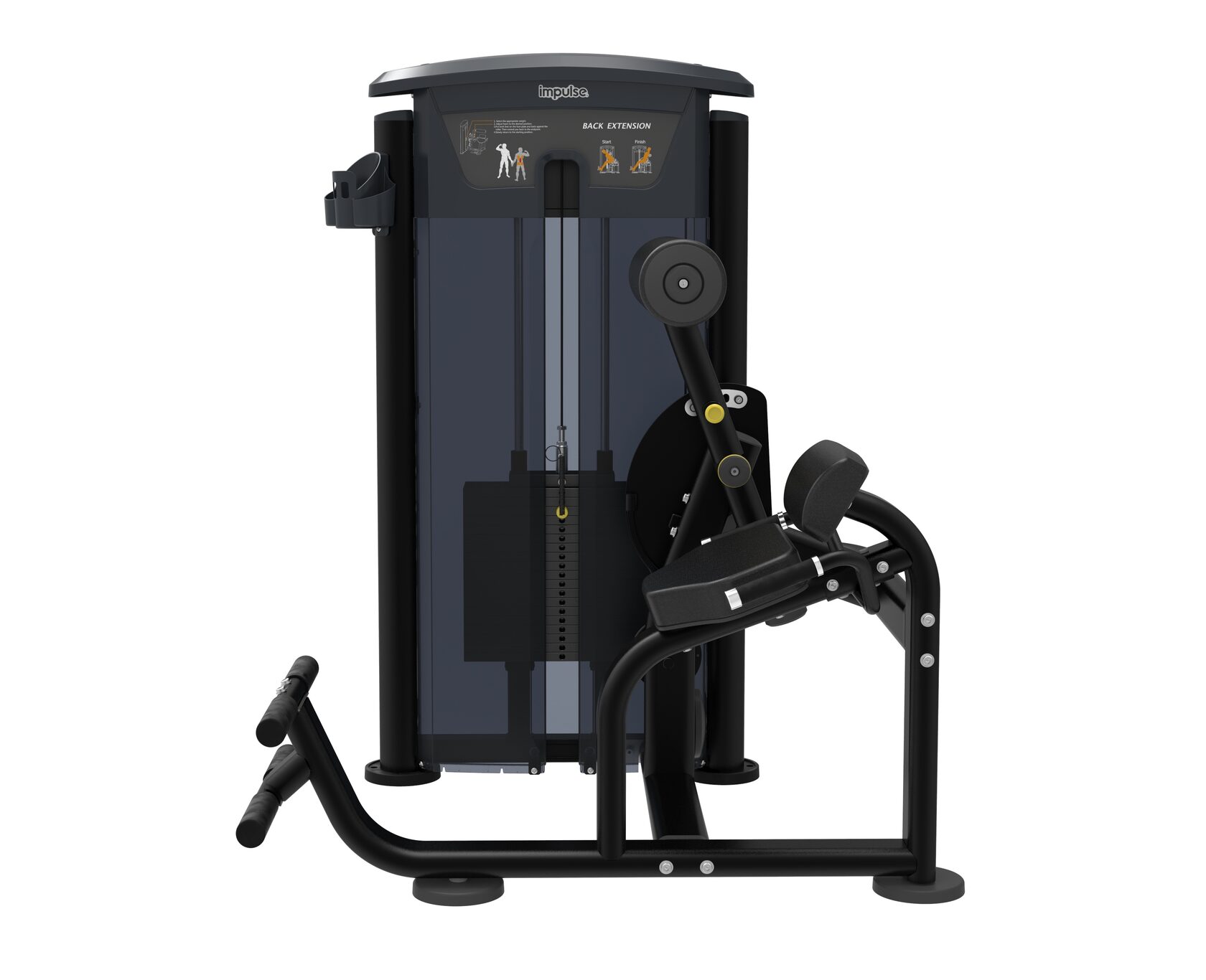 Impulse IT9532 разгибание спины, профессиональный тренажер