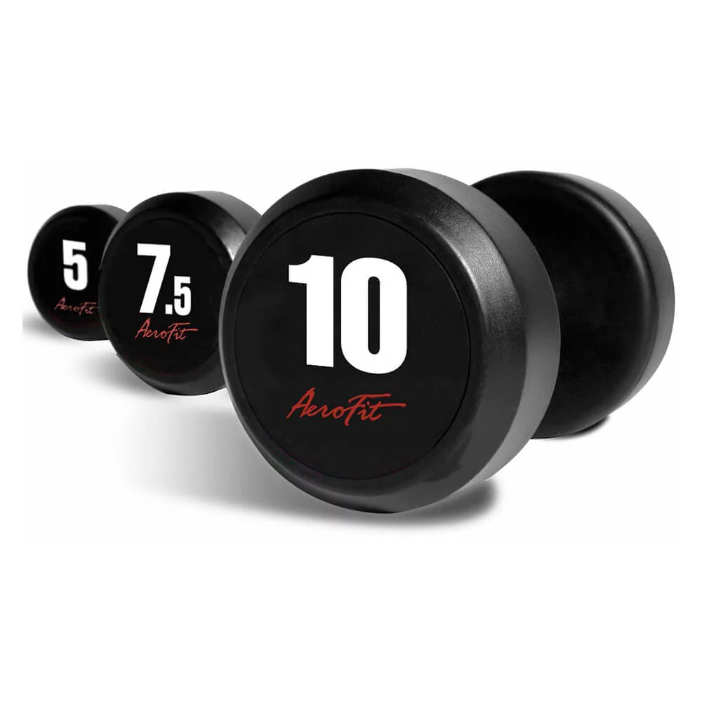 Набор обрезиненных гантелей AeroFit AFDB2,5-25