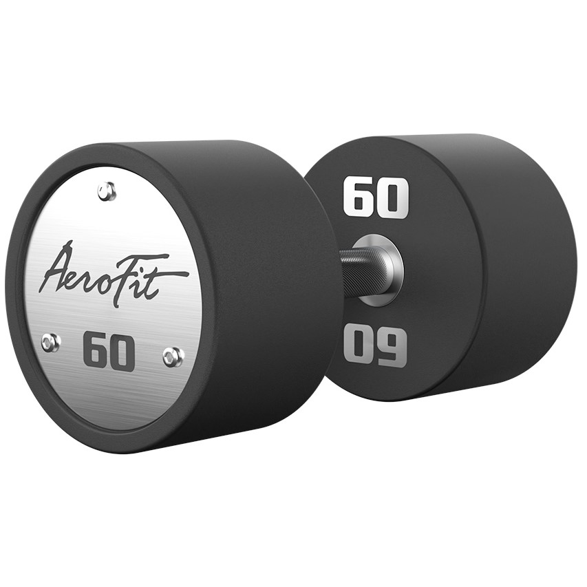 Набор полиуретановых гантелей AeroFit AFPUDB52.5-60 52,5-60 кг, 4 пары, шаг 2,5 кг