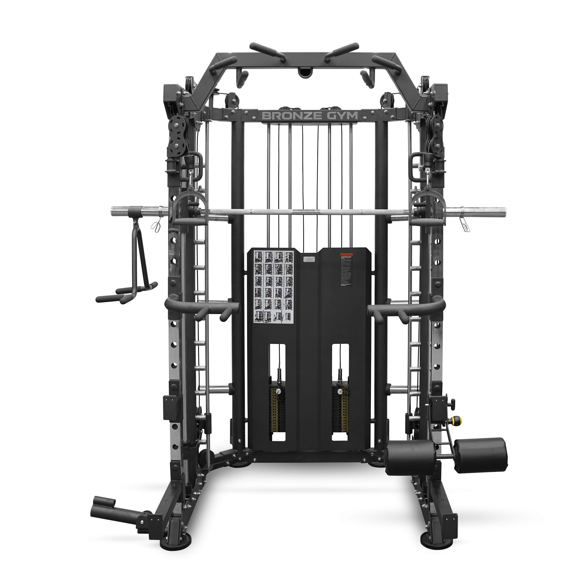 Многофункциональный силовой комплекс со встроенными весовыми стеками профессиональный BRONZE GYM YARD