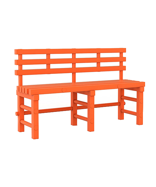 Скамья со спинкой