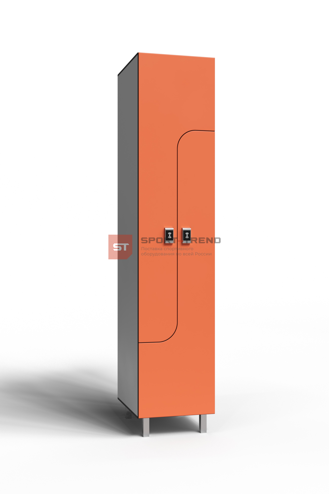 Шкаф для раздевалки Z-образный