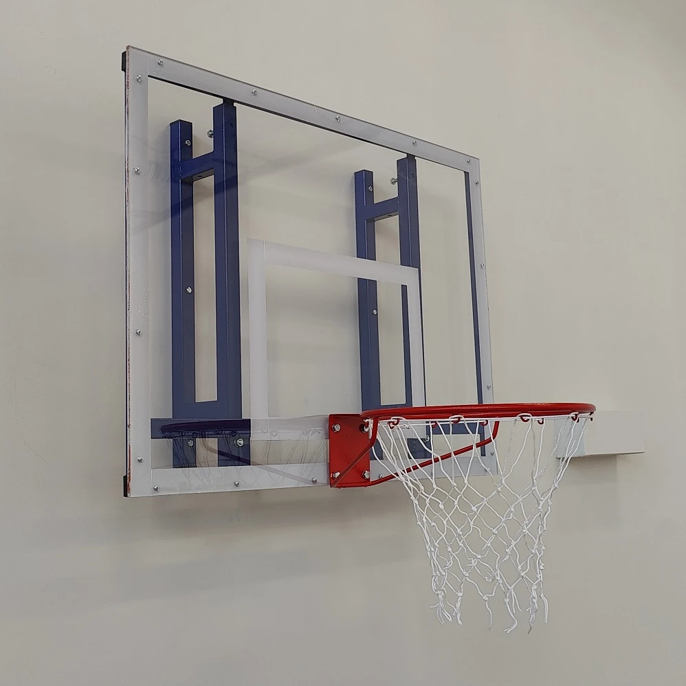 Ферма для тренировочного баскетбольного щита (120*90 см), настенная вынос 0,5 м.