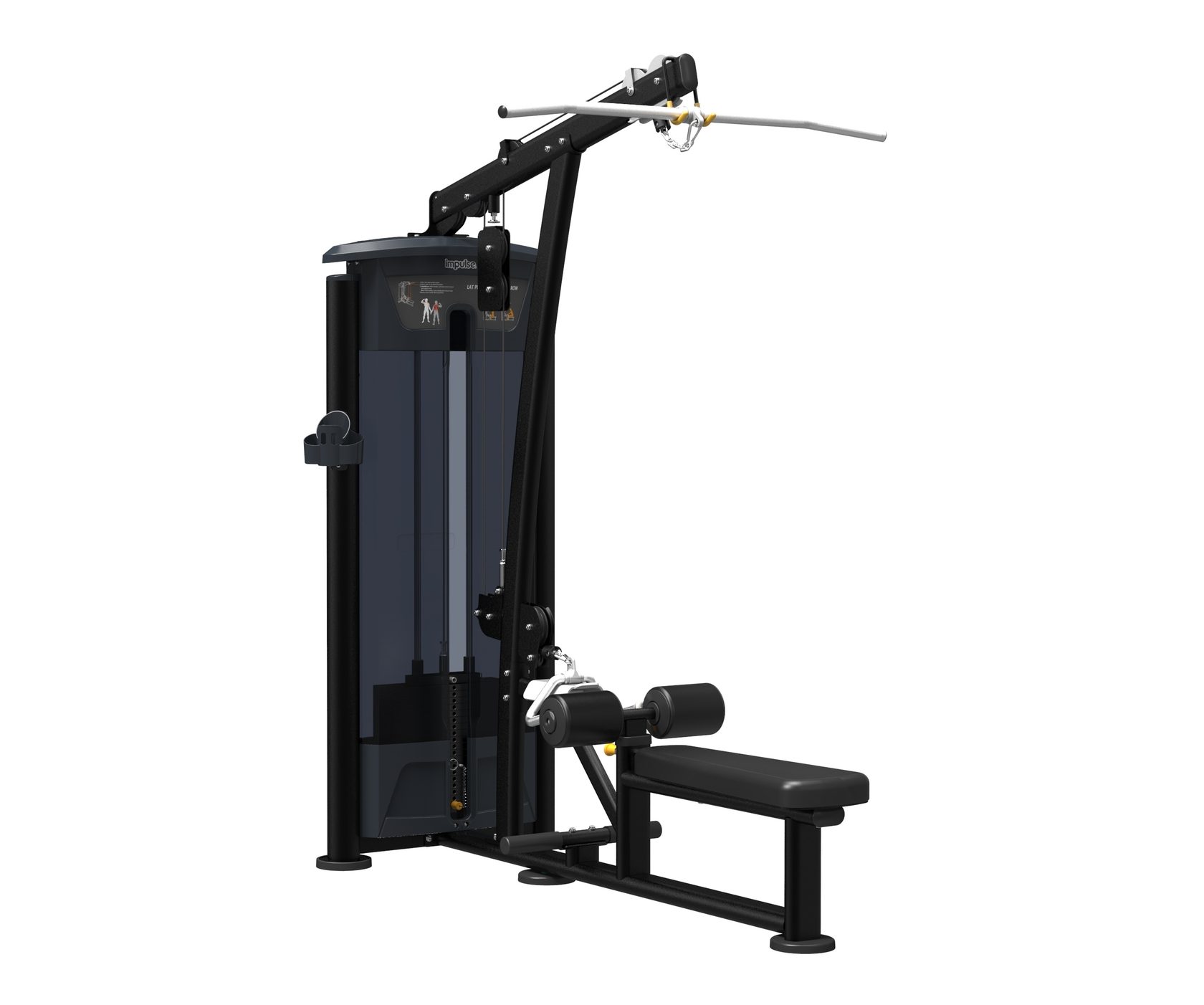 Impulse IT9522 тяга сверху / гребля сидя, профессиональный тренажер