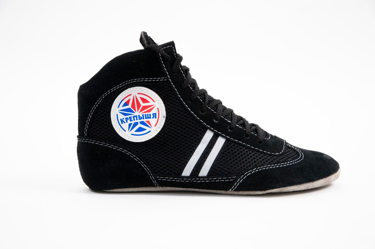 Борцовки "Атака" чёрные\белые