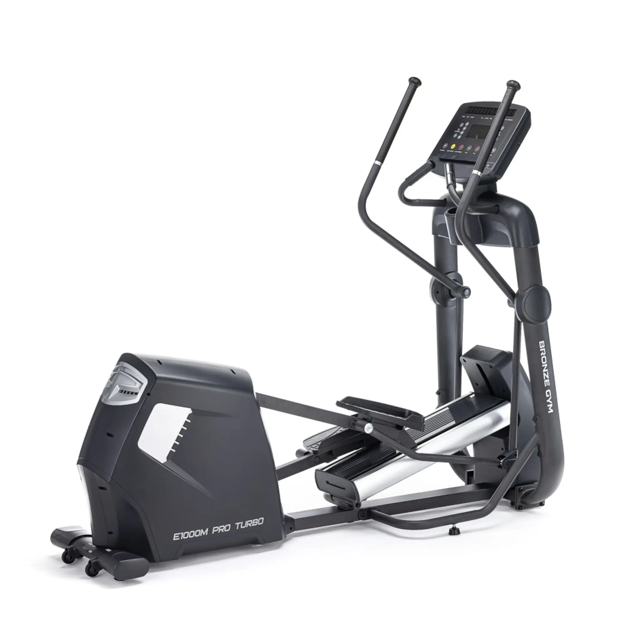 Эллиптический тренажер с автонаклоном профессиональный BRONZE GYM E1000M PRO TURBO (new)