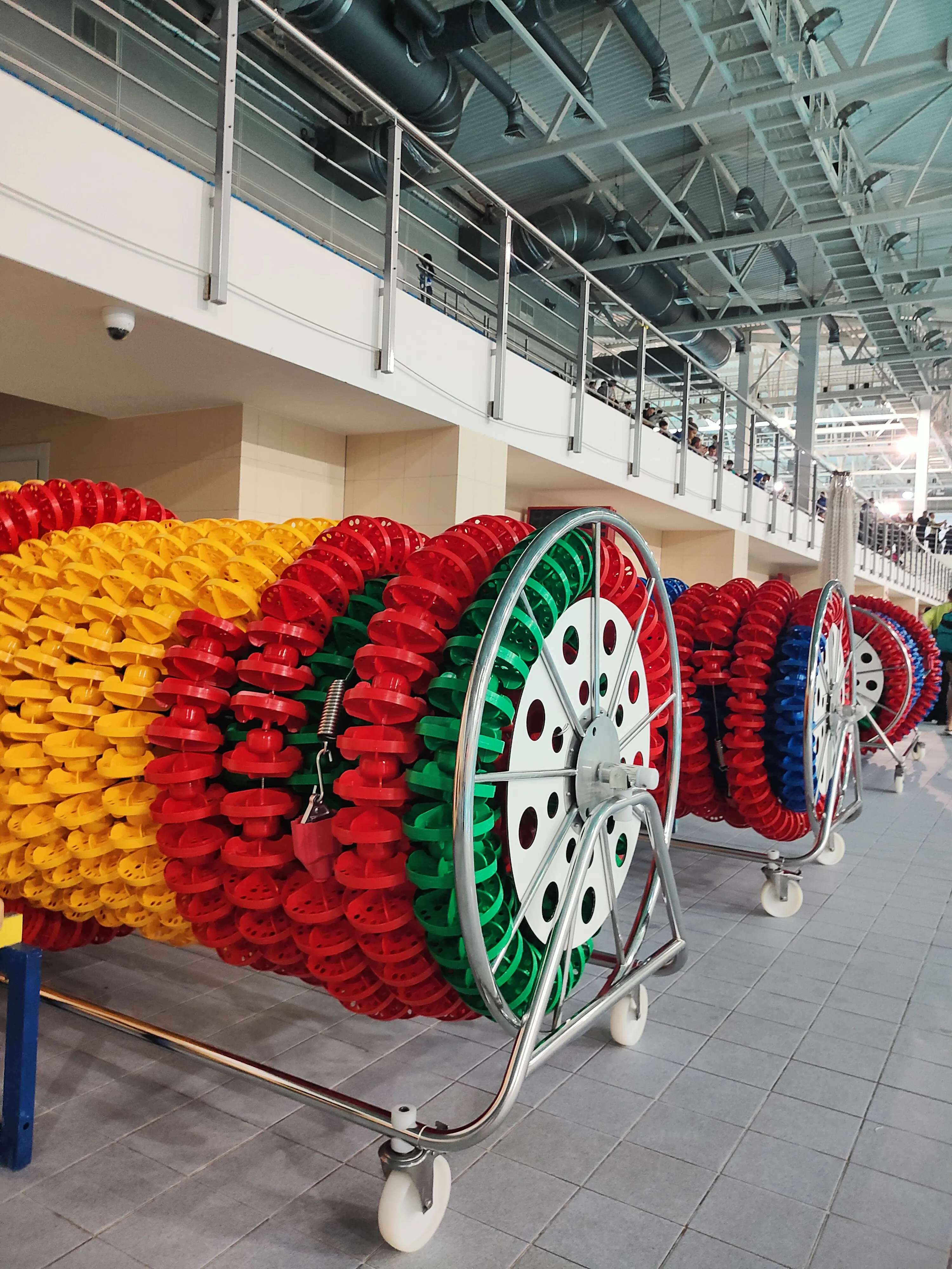 Передвижной роллер для разделительных дорожек 2,2 м