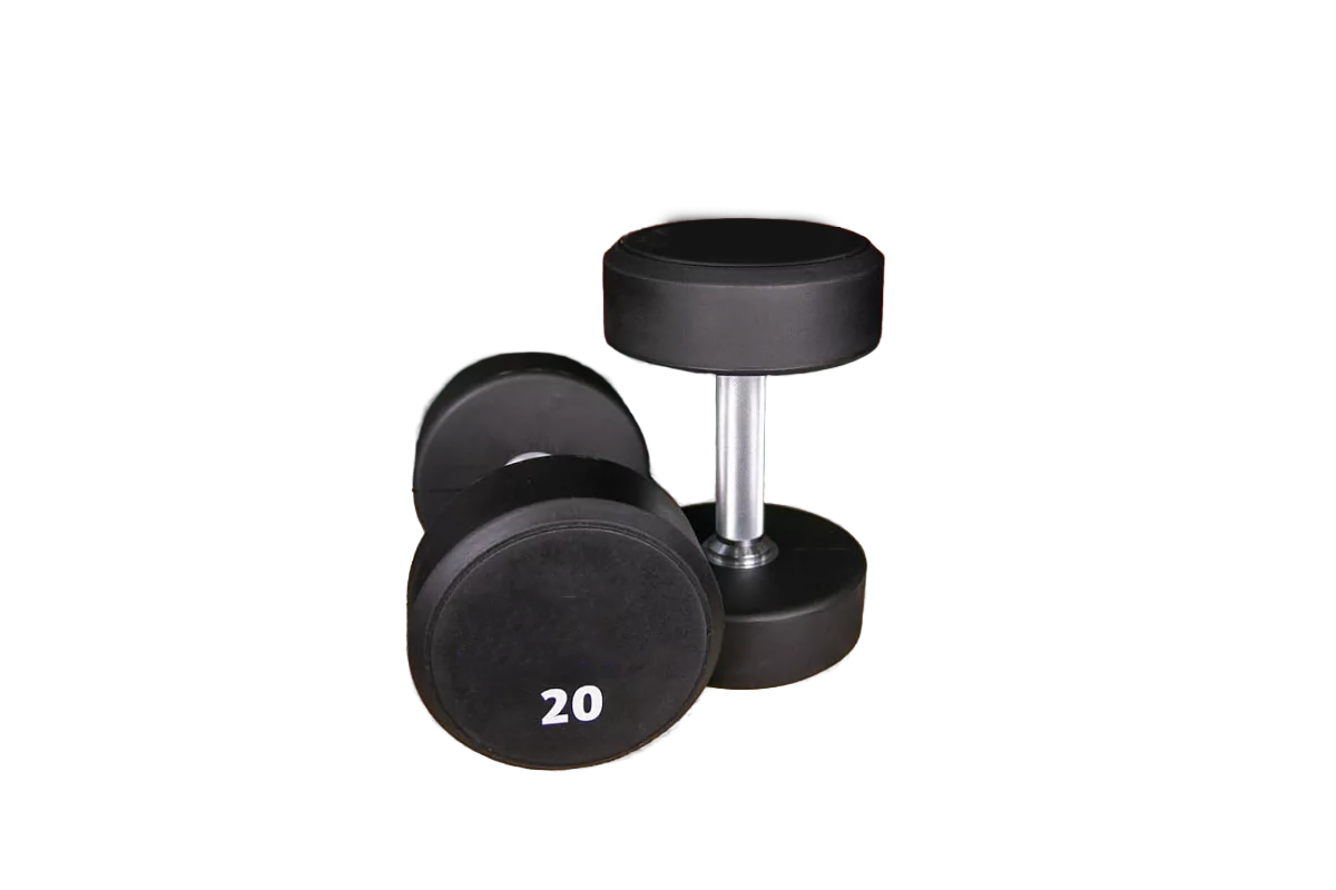 Гантель круглая полиуретановая ST