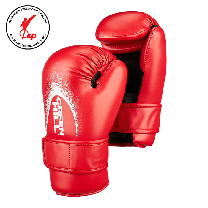 Перчатки для поинтфайтинга красный Green Hill SCG-10691RU