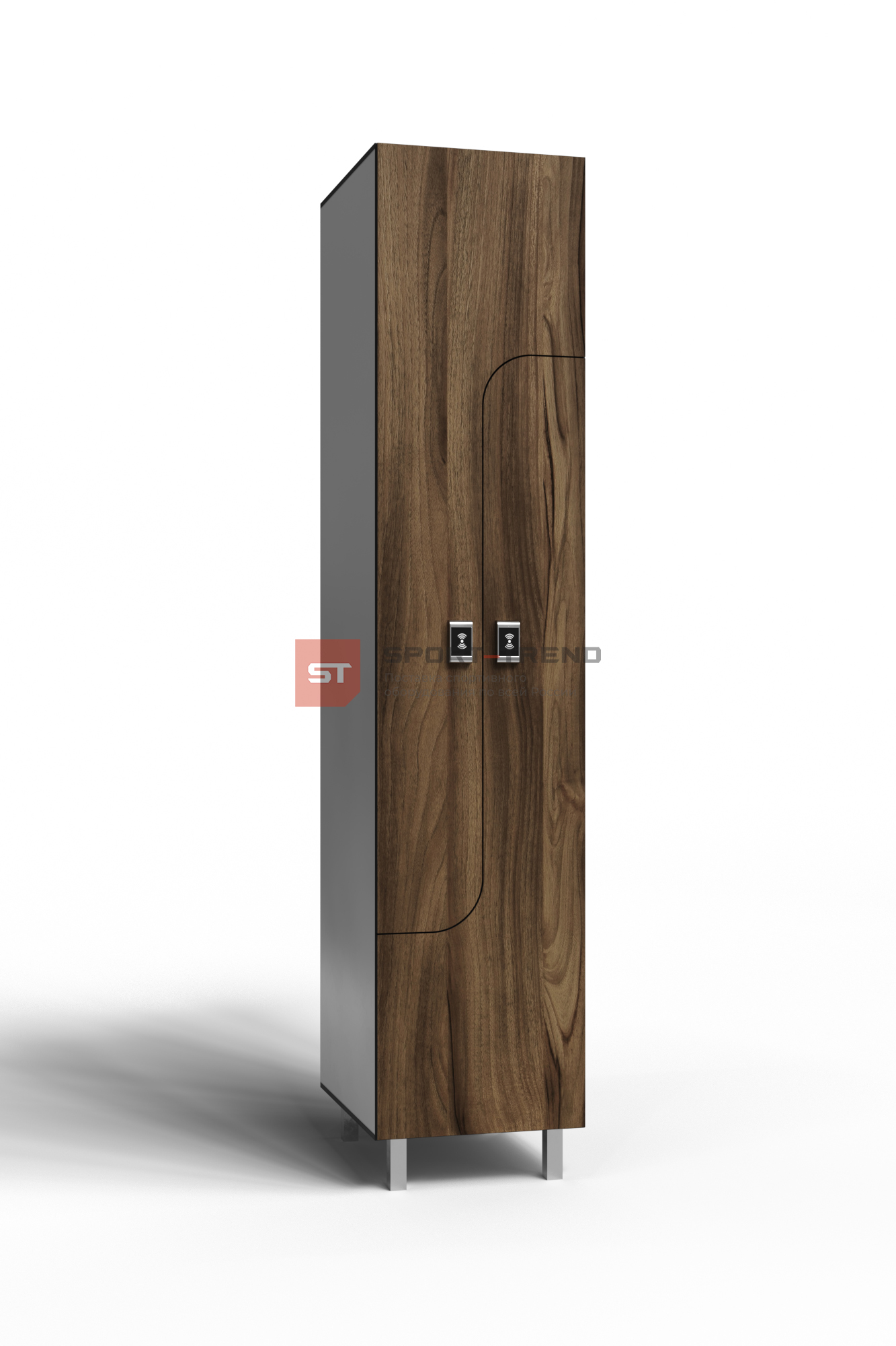 Шкаф для раздевалки Z-образный