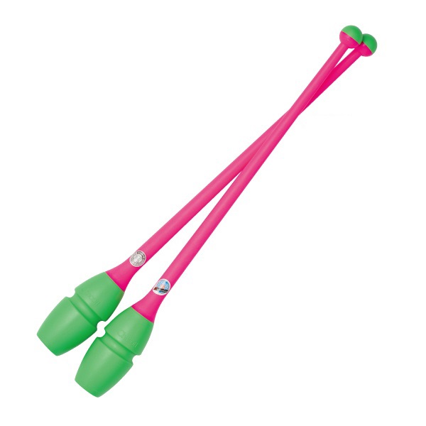 Булавы Chacott Rubber Clubs 41см 443. Green x Pink