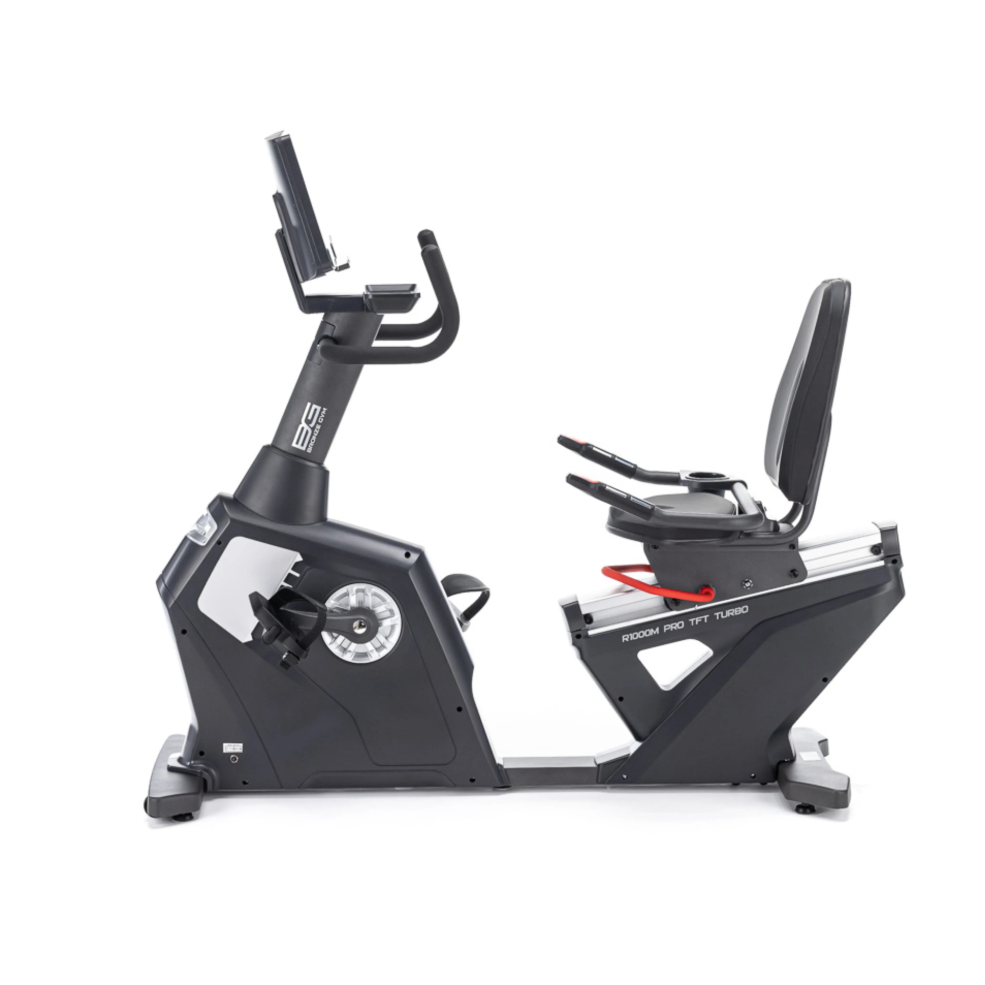 Велотренажер горизонтальный профессиональный BRONZE GYM R1000M PRO TFT TURBO (new)