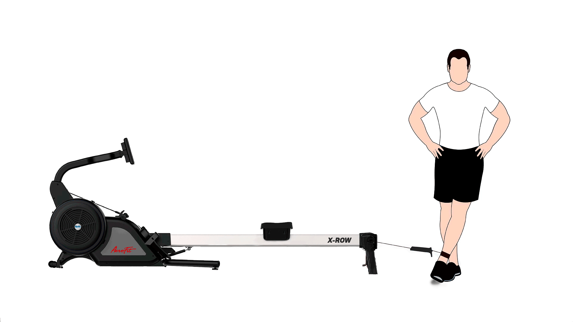 Impulse HSR007 (X-ROW) профессиональный лыжно-гребной тренажер