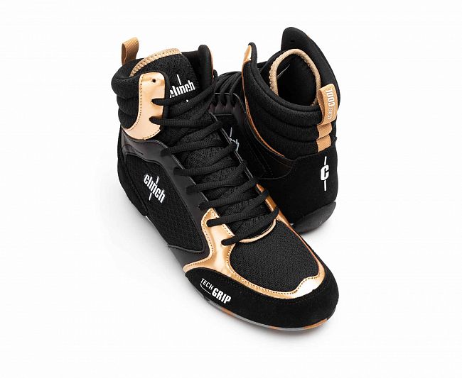 Боксерки Clinch Punch 3.0 черно-бронзовые C418