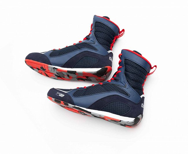 Боксерки Clinch Olimp 2.0 сине-красные C415