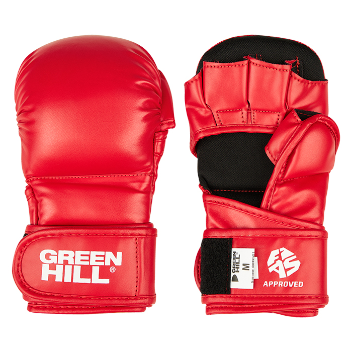 Кадетские перчатки для боевого самбо FIAS Approved Green Hill CSG-0117FIAS