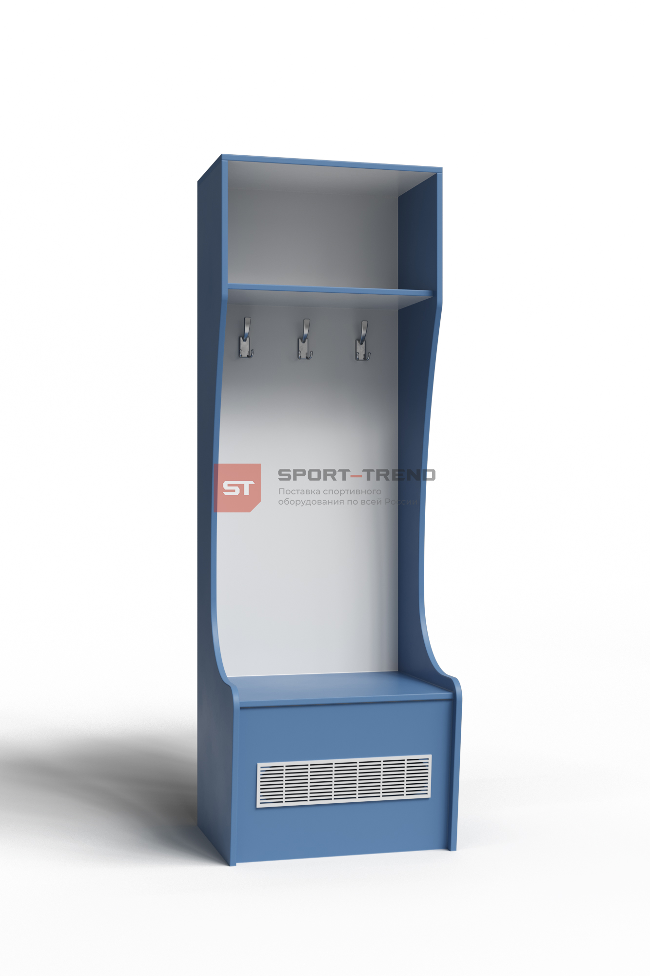 Шкаф для одежды спортивных команд одиночный