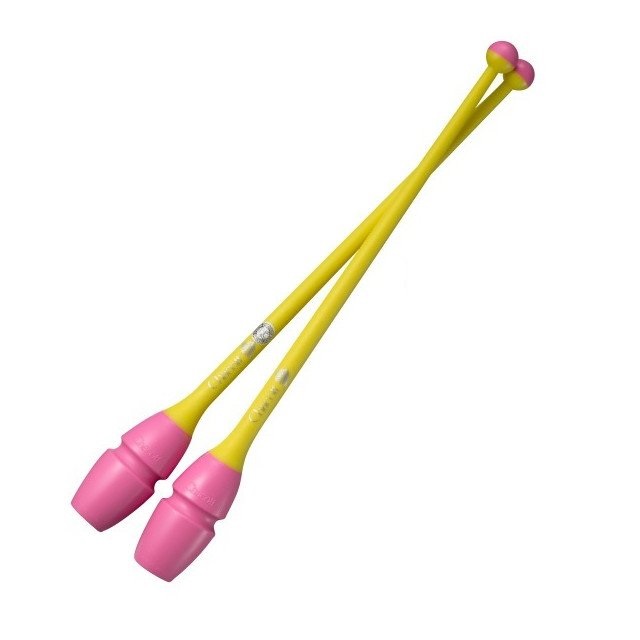 Булавы Chacott Rubber Clubs 41см 262. Pink x Yellow
