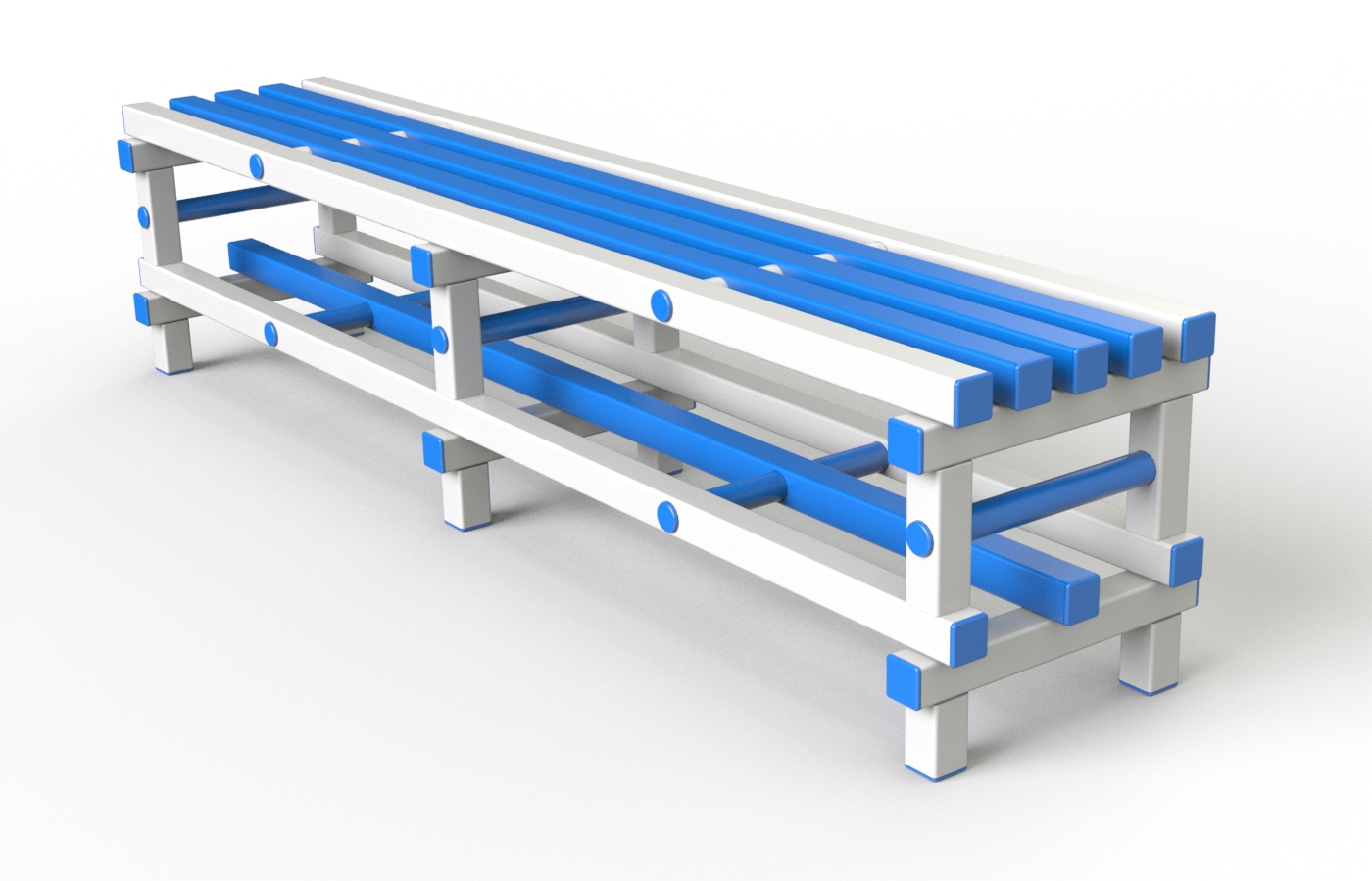 Скамья двухуровневая усиленная