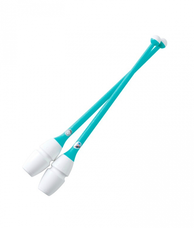 Булавы Chacott Rubber Clubs 45.5см 034. White x PeppermintGreen