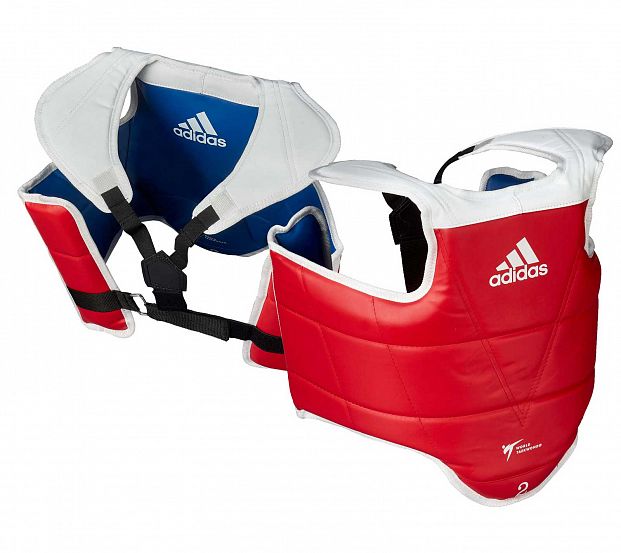 Защита корпуса двухсторонняя Kids Body Protector Reversible WT сине-красная adiTKP01