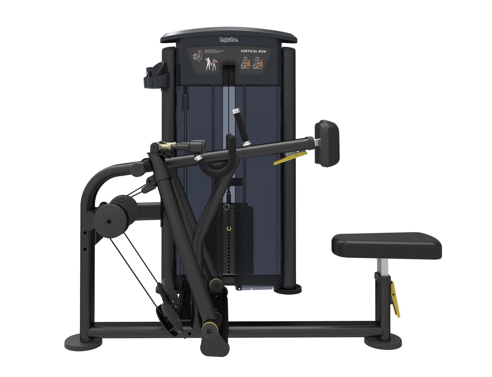 Impulse IT9519 гребная тяга, профессиональный тренажер