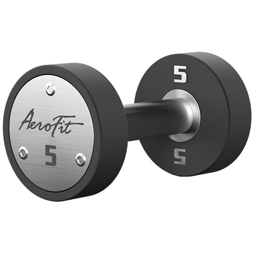 Набор полиуретановых гантелей AeroFit AFPUDB2.5-25 2,5-25 кг, 10 пар, шаг 2,5 кг